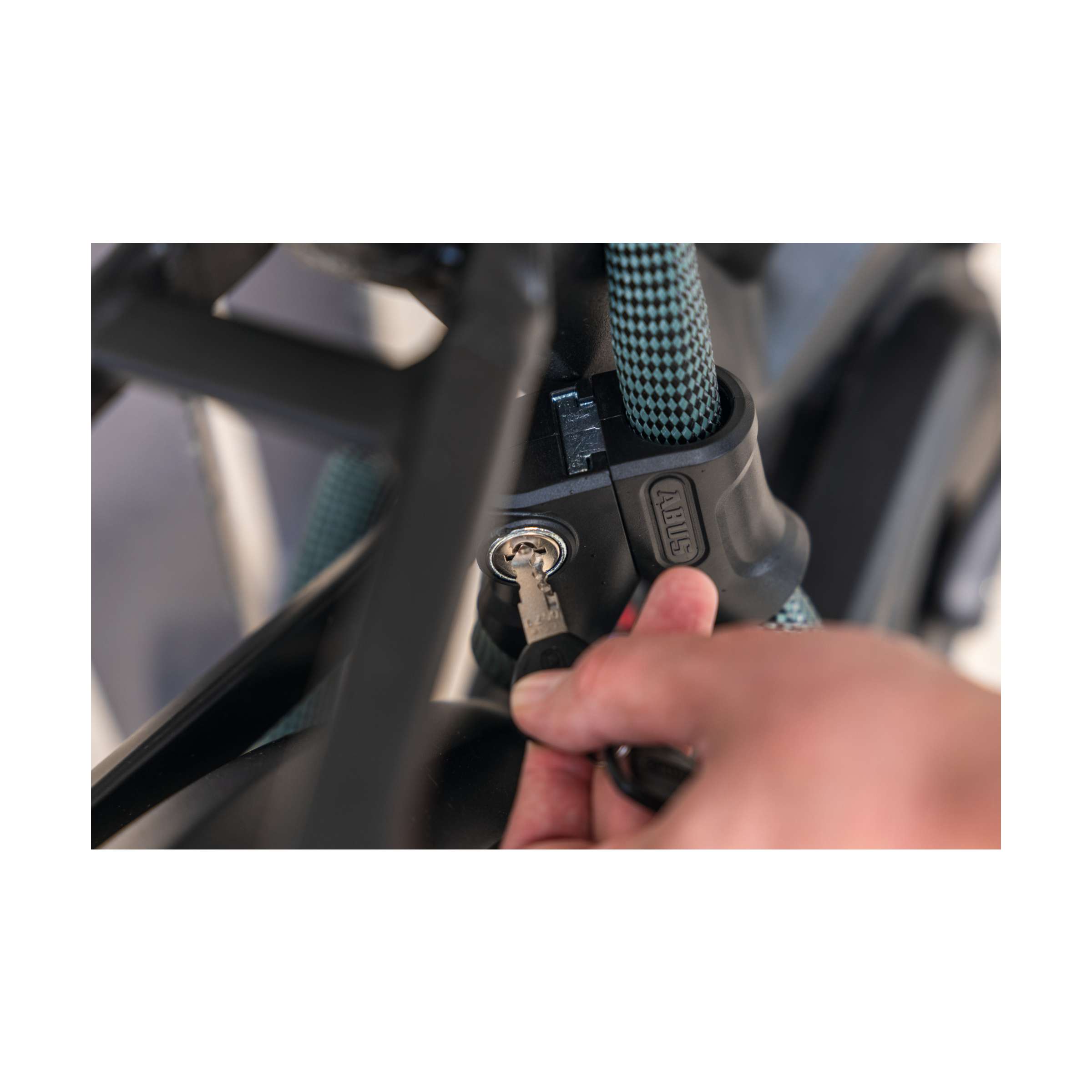 Abus kettingslot infinity loop 1806 140 langzaam groen