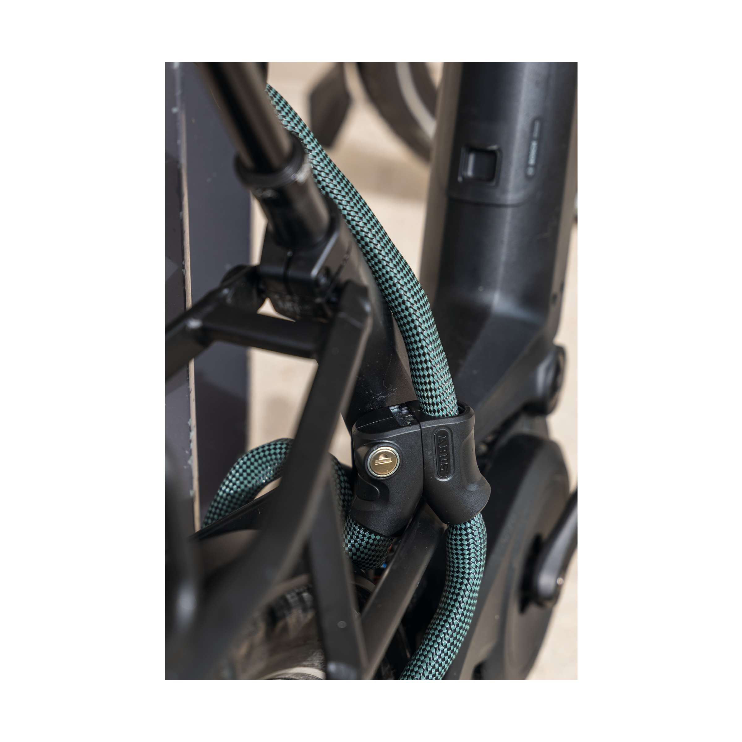 Abus kettingslot infinity loop 1806 140 langzaam groen