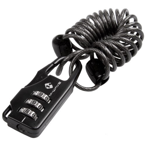 M-Wave Mini Number Lock 120cm 3mm Helmet Lock