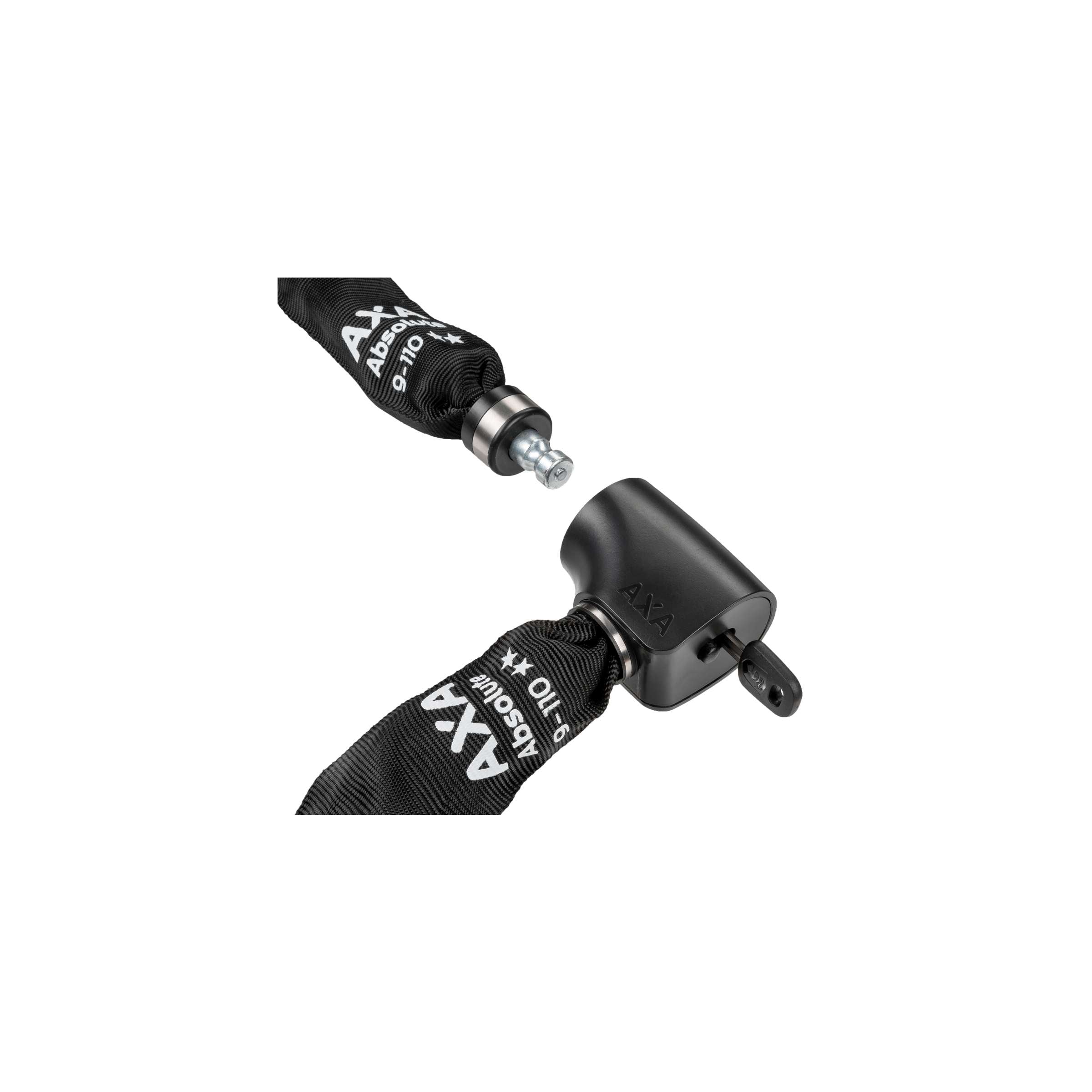Axa absolute 9-110 kettingslot icm tracker, 110 lange 9mm schakels. kunst**.