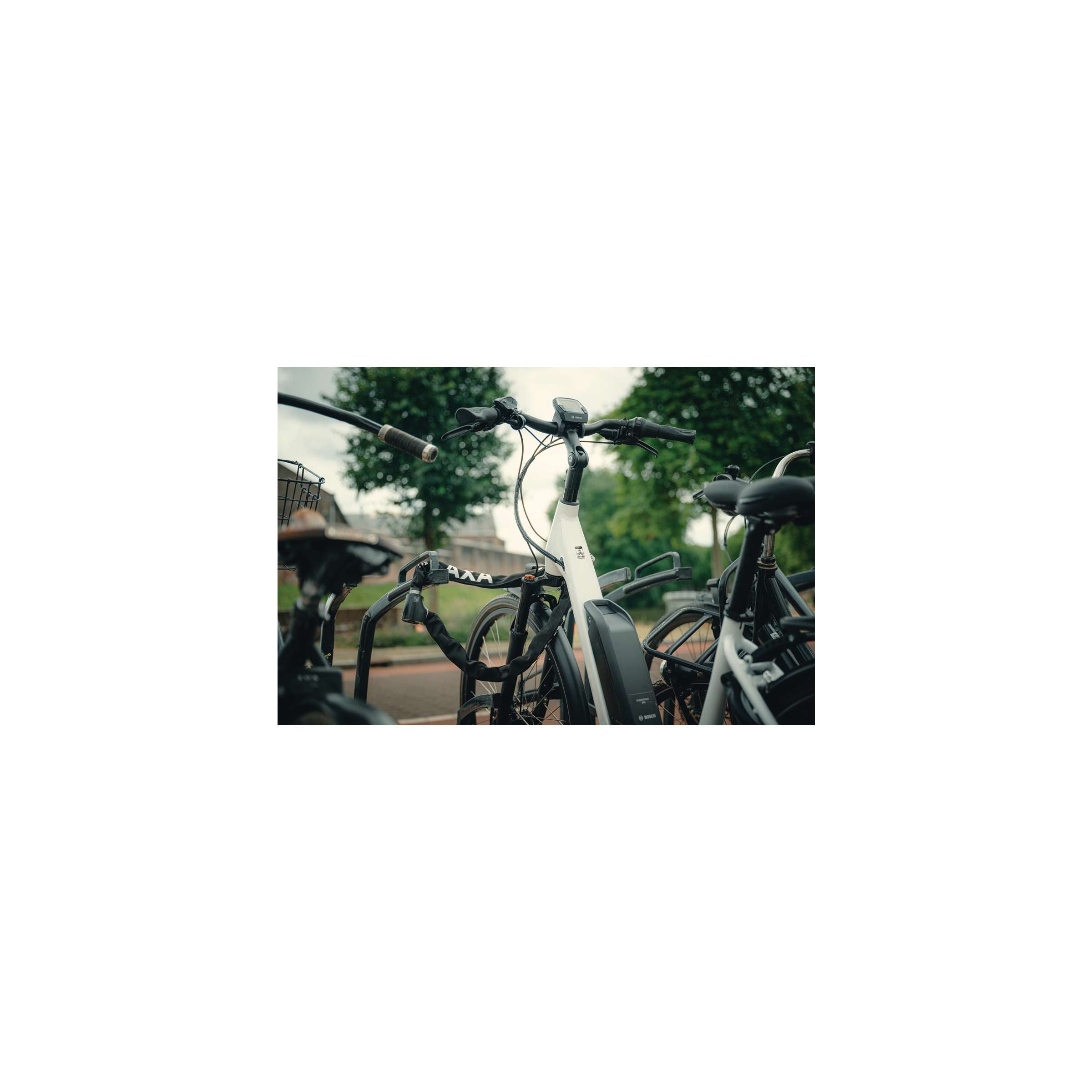 Axa absolute 9-110 kettingslot icm tracker, 110 lange 9mm schakels. kunst**.