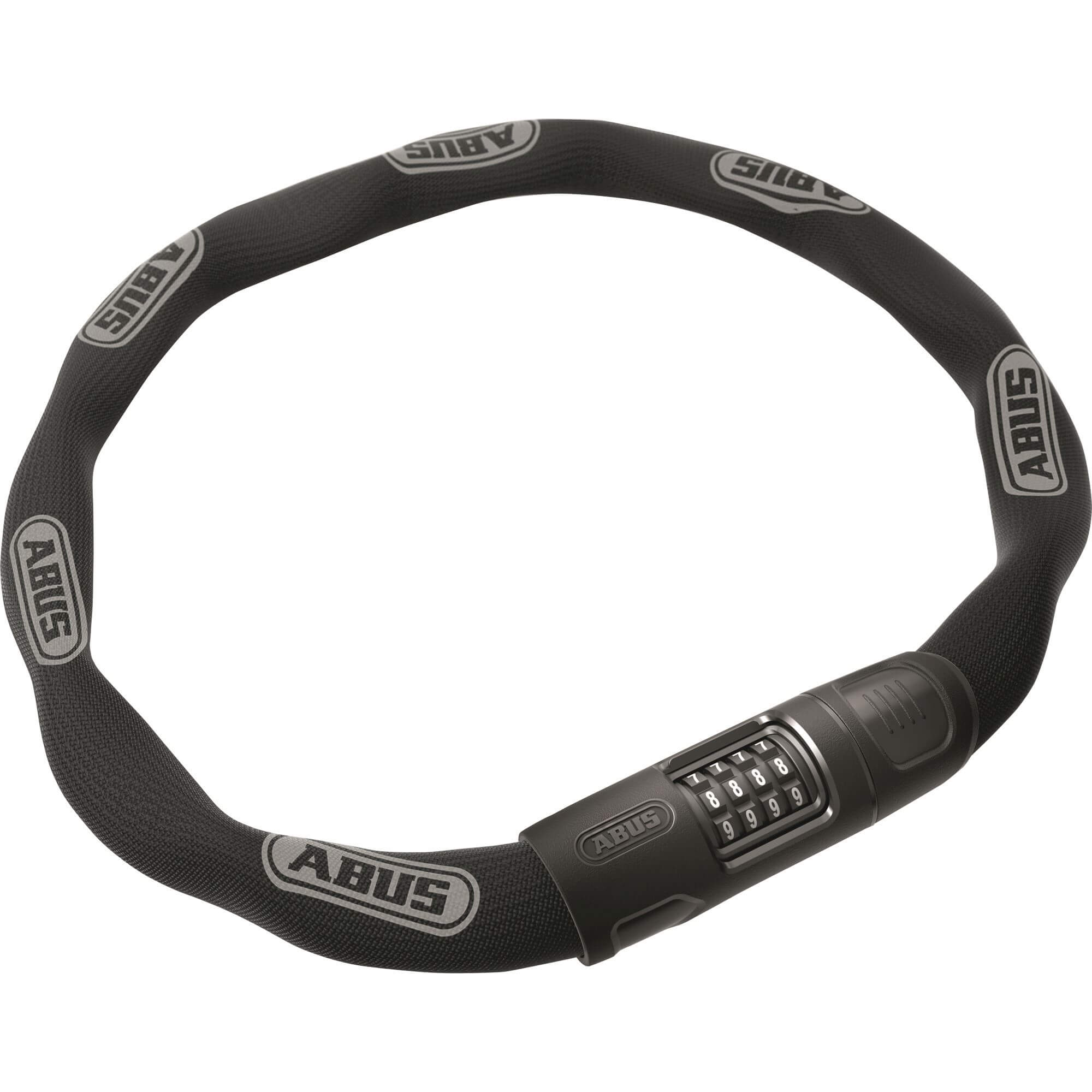 Abus Kettingslot 8808C 110 - Zwart, 8mm vierkant, aangepaste code