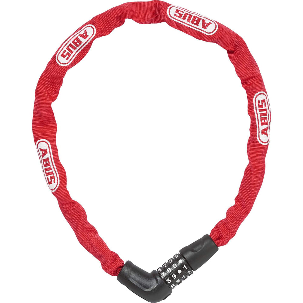 Abus 5805C 75 Red Chain Lock - 4mm thick - 75cm length