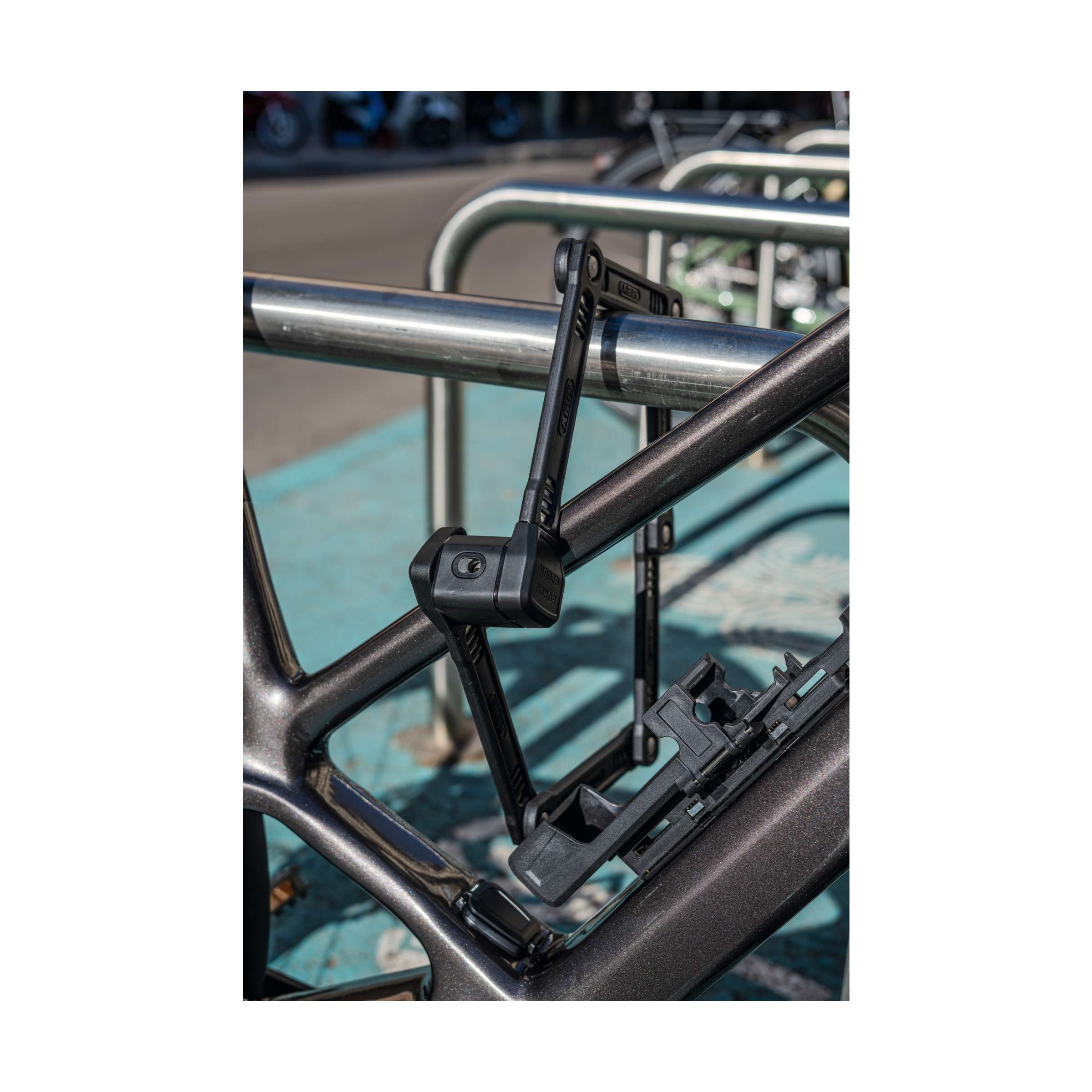 Abus vouwslot bordo 6200k 90 sh (incl. slothouder) zwart. beveiligingsniveau 13