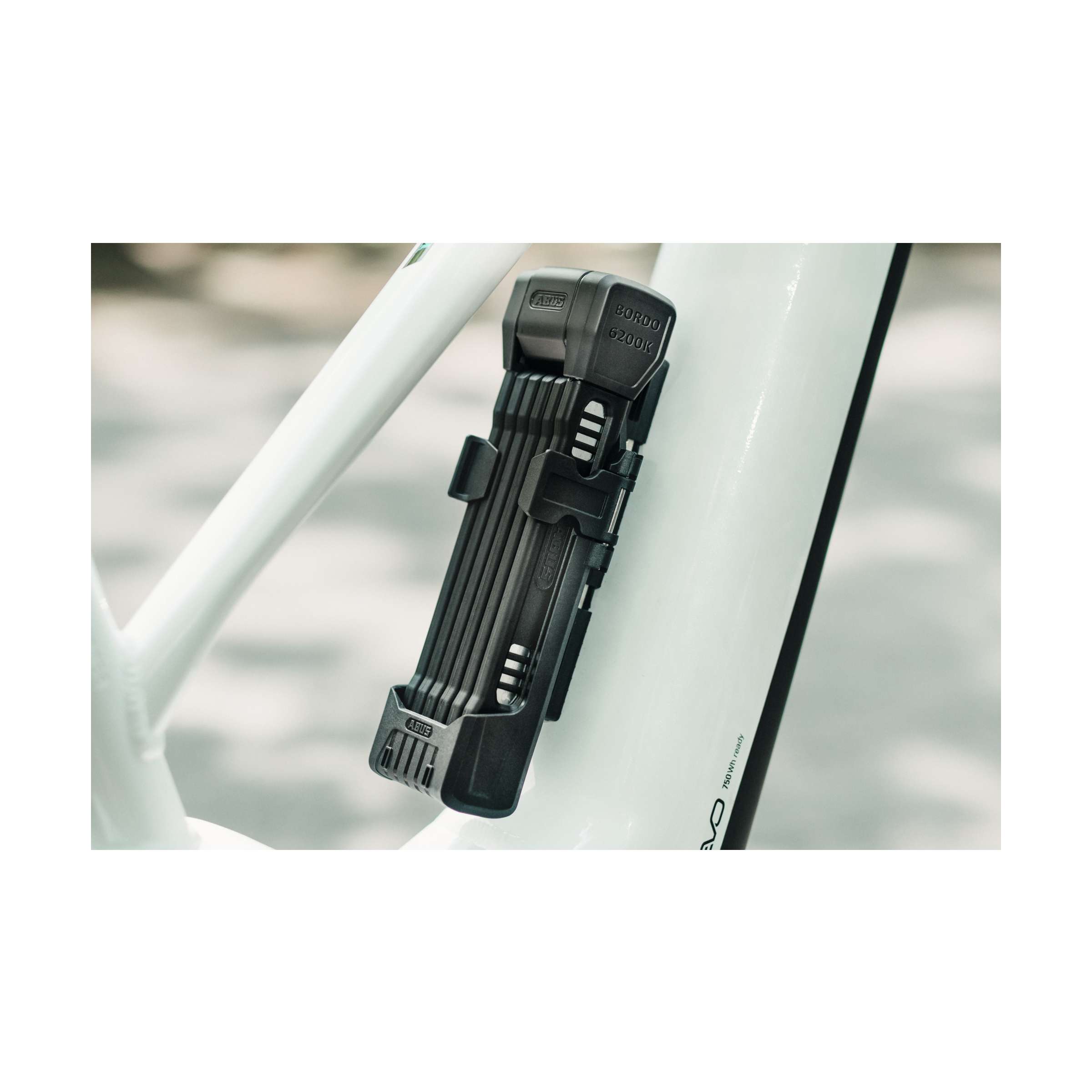 Abus vouwslot bordo 6200k 90 sh (incl. slothouder) zwart. beveiligingsniveau 13