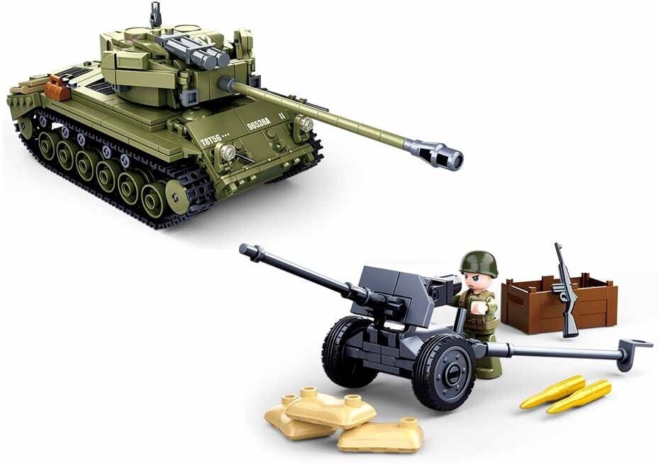 Sluban army - medium tank groen - 742dlg.