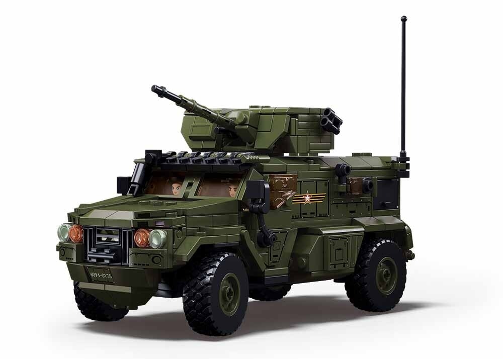 Sluban modelbricks typhoon aanvalsgevechtsvoertuig (m38-b1179)