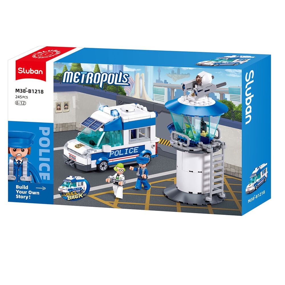 Sluban metropolis police-escort criminal yuri(pullback) (m38-b1218)