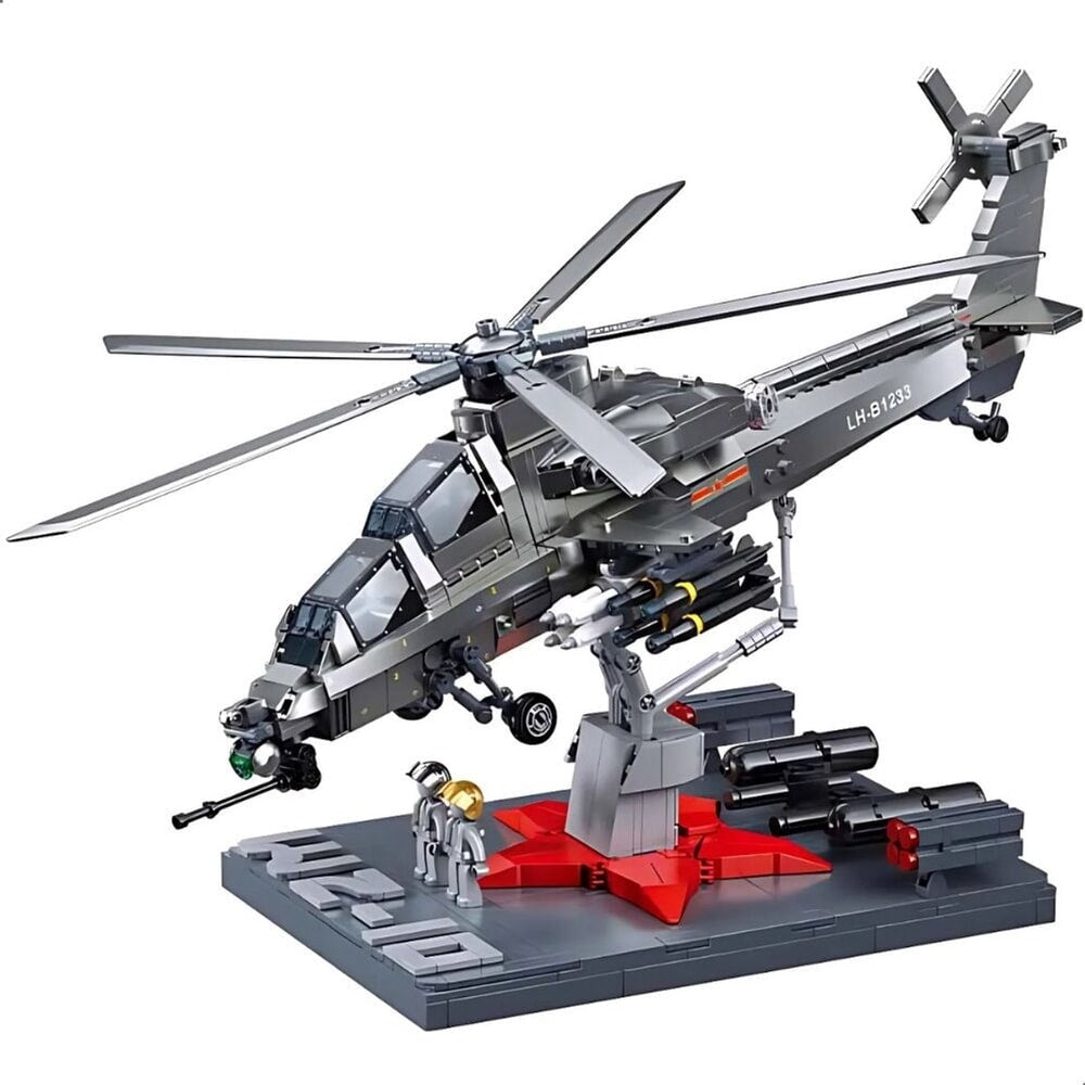 Sluban modelbricks gevechtshelikopter wz-10s 1 35 (m38-b1233)