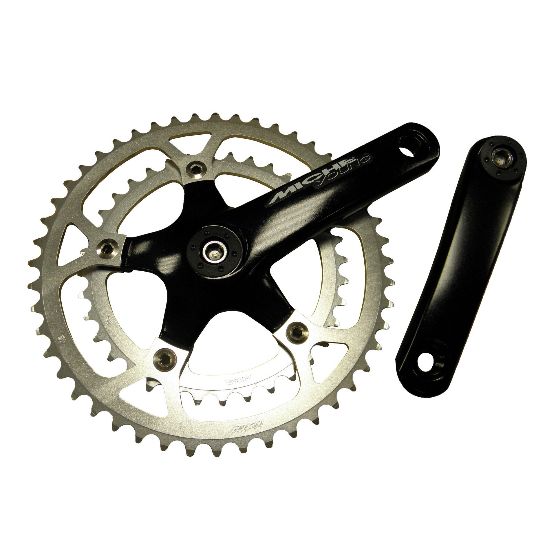 Miche crankstel young 125mm 36-48 zwart