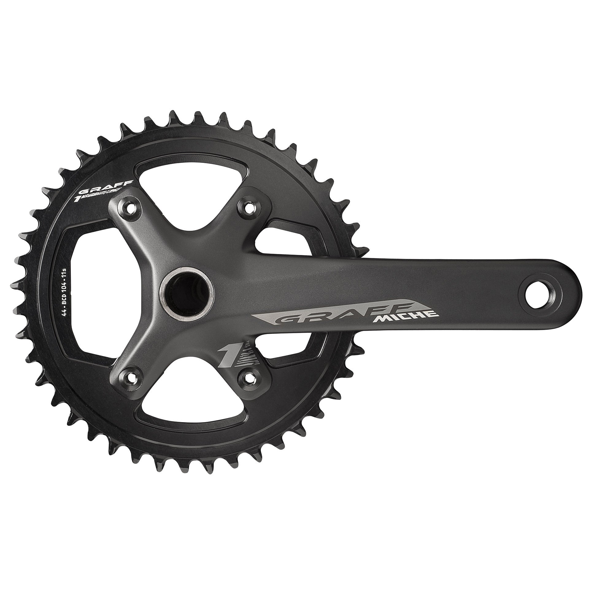 Miche crankset graff one 172,5 44t 11v