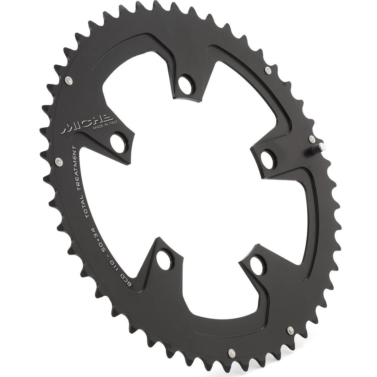 Miche chainring 50t team 10s 5-arm black (crankset)