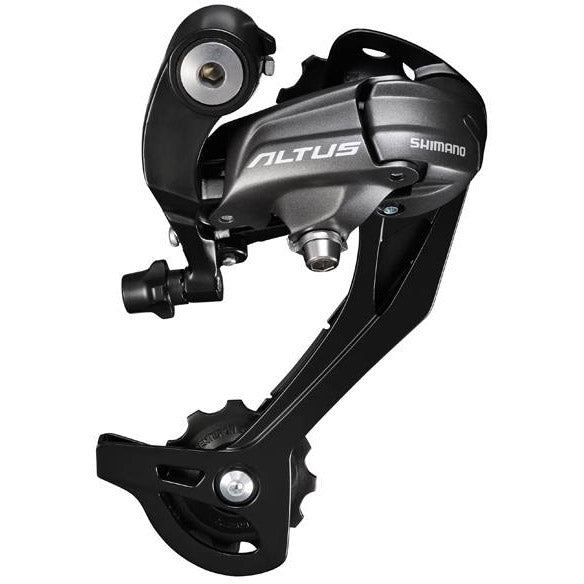 Shimano achterderailleur altus 9v lange kooi zwart oem