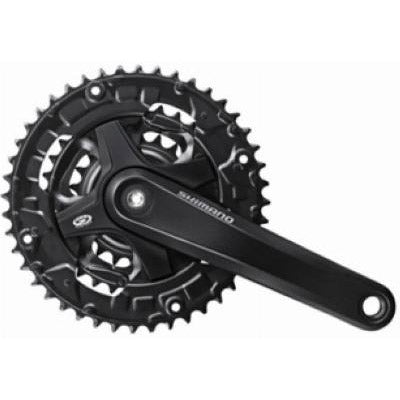 Shimano crankset 9v 22 32 44t -4mm 175mm zwart
