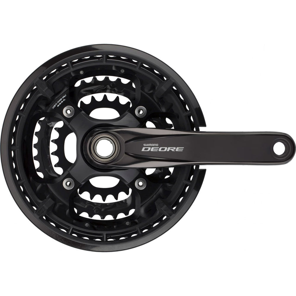 Shimano crankstel deore 3x10v 175mm zwart oem