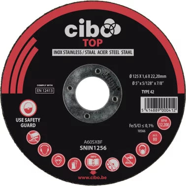Cibo dss 125x1.0x22.2 toplijn | 25 stuks