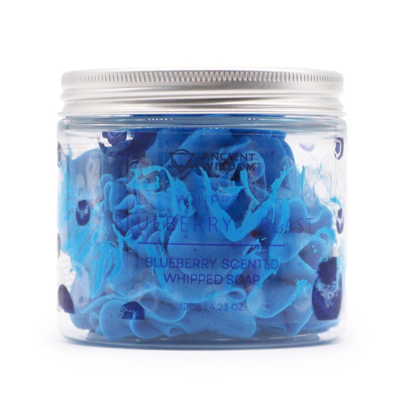 Bosbessen pot met slagroomzeep bodywash