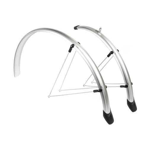 Set garde-boue 28 pouces 46 pvc silver eurofender