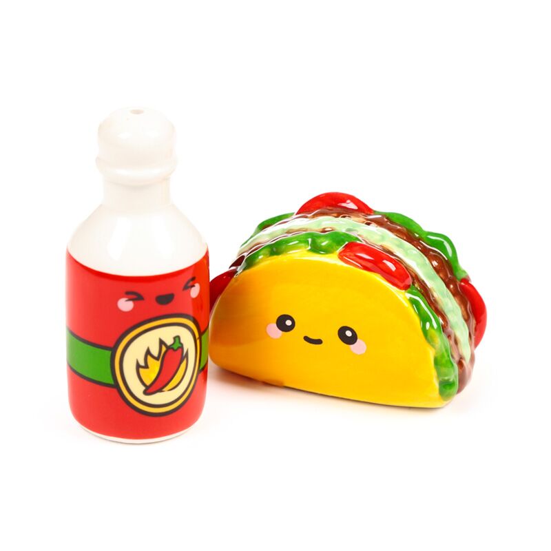 Frida de taco hete saus foodiemals peper- en zoutstel