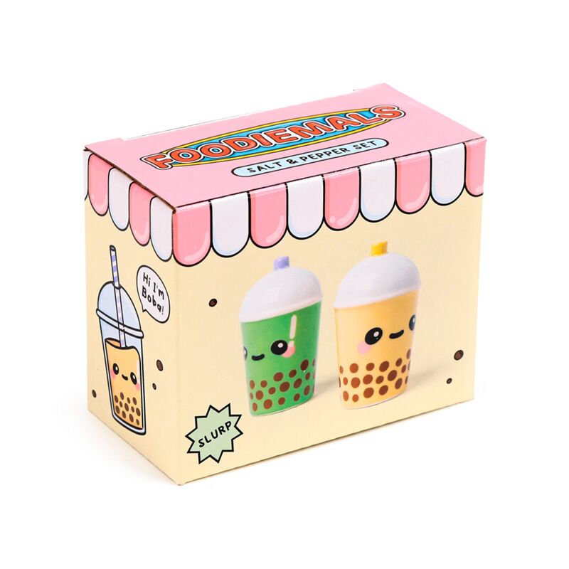 Boba matcha bubble tea foodiemals peper- en zoutstel