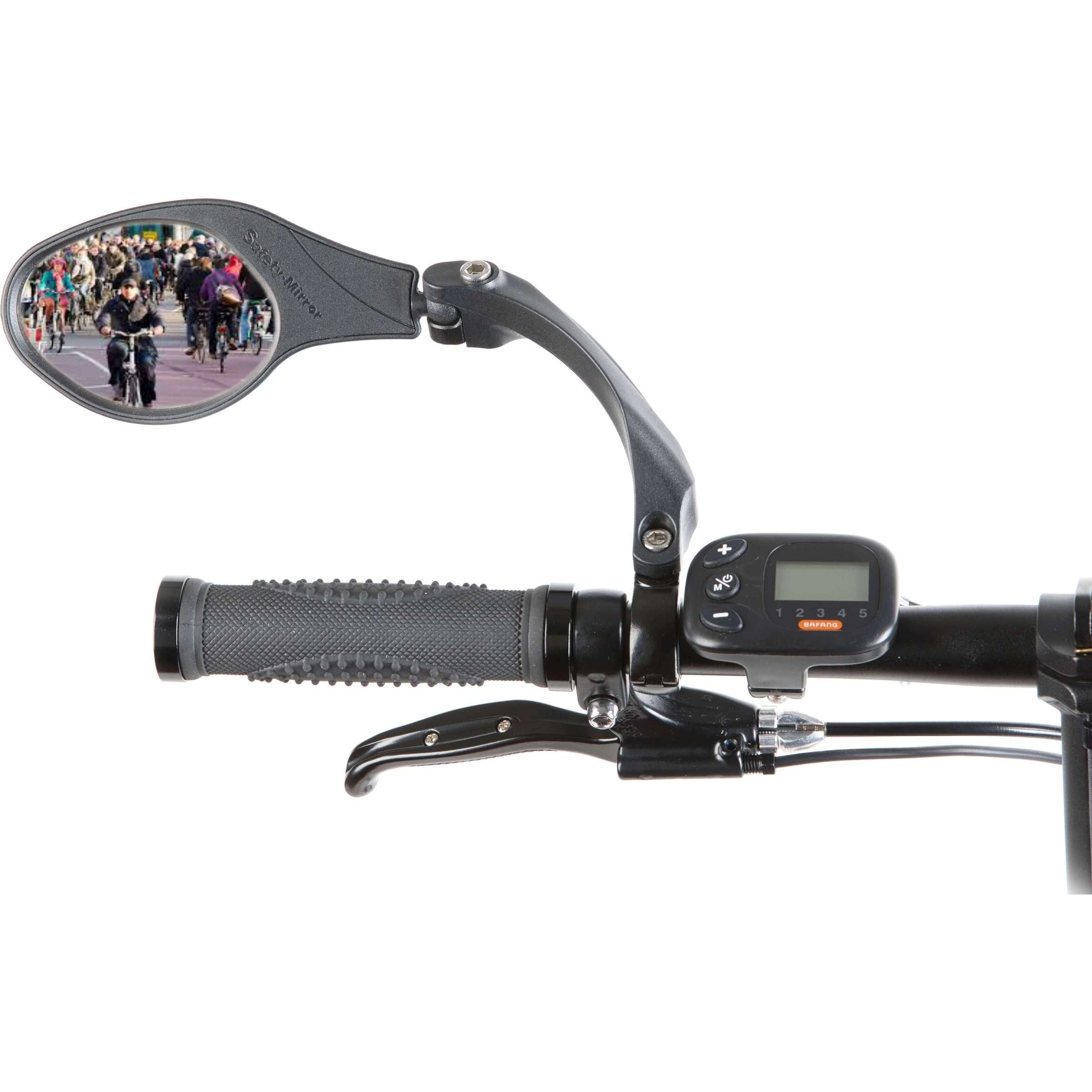 Mirage Stuurspiegel schakels 9 cm zwart