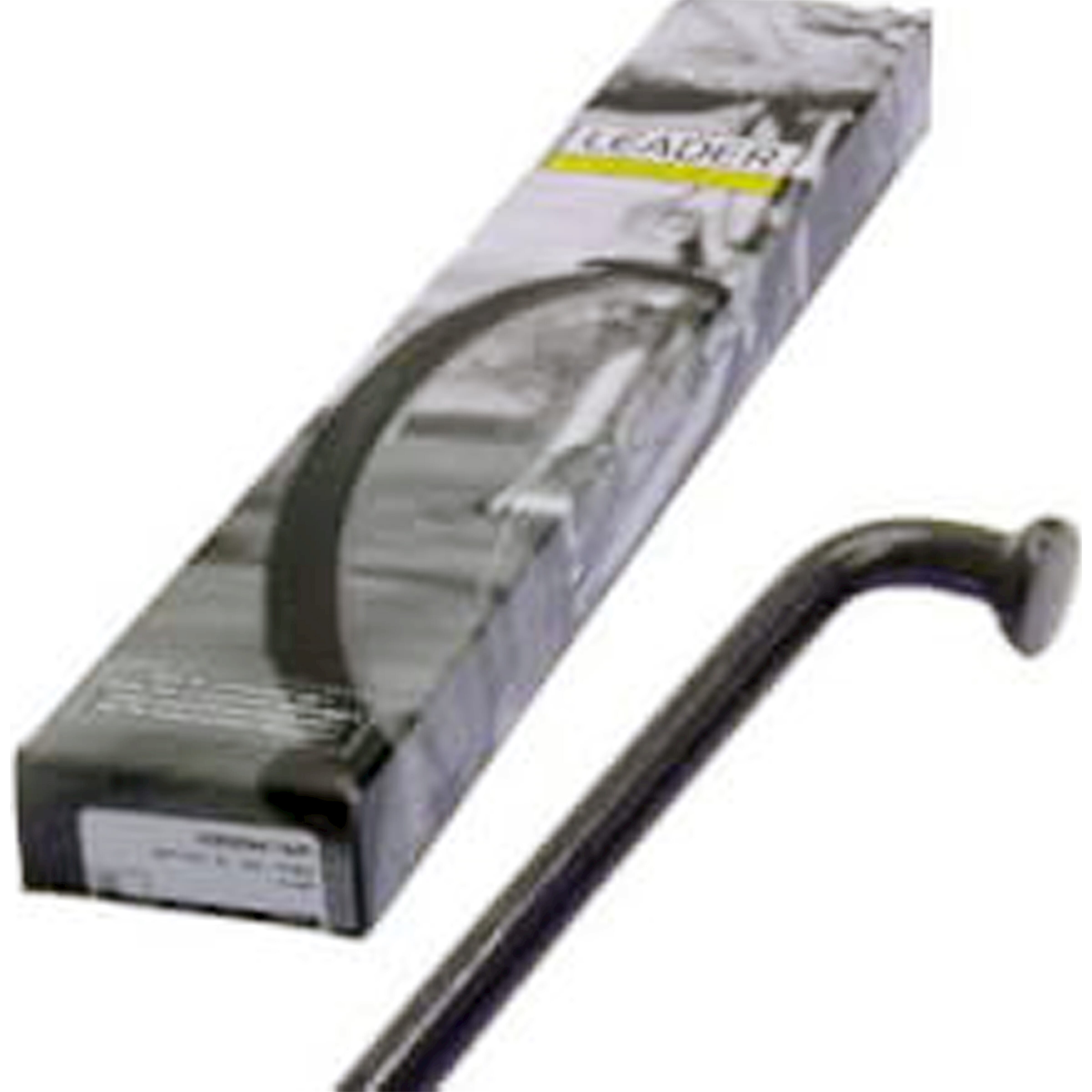 Sapim spaak leader 13-256 RVS z nippel zw (1 stuk)