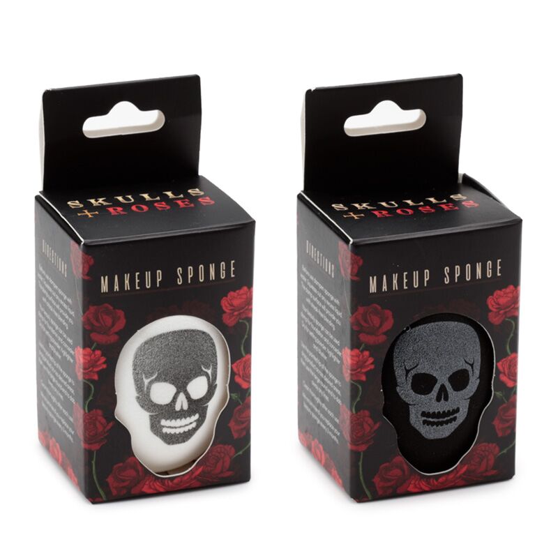 Schedel rozen make-up spons