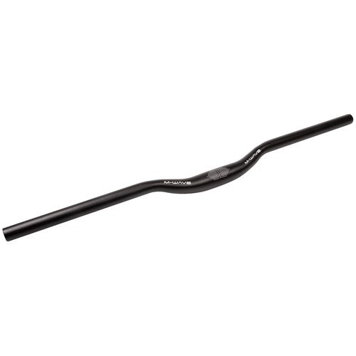 Guidon atb coudé alu noir 31.8 700mm rise 30mm 10gr.