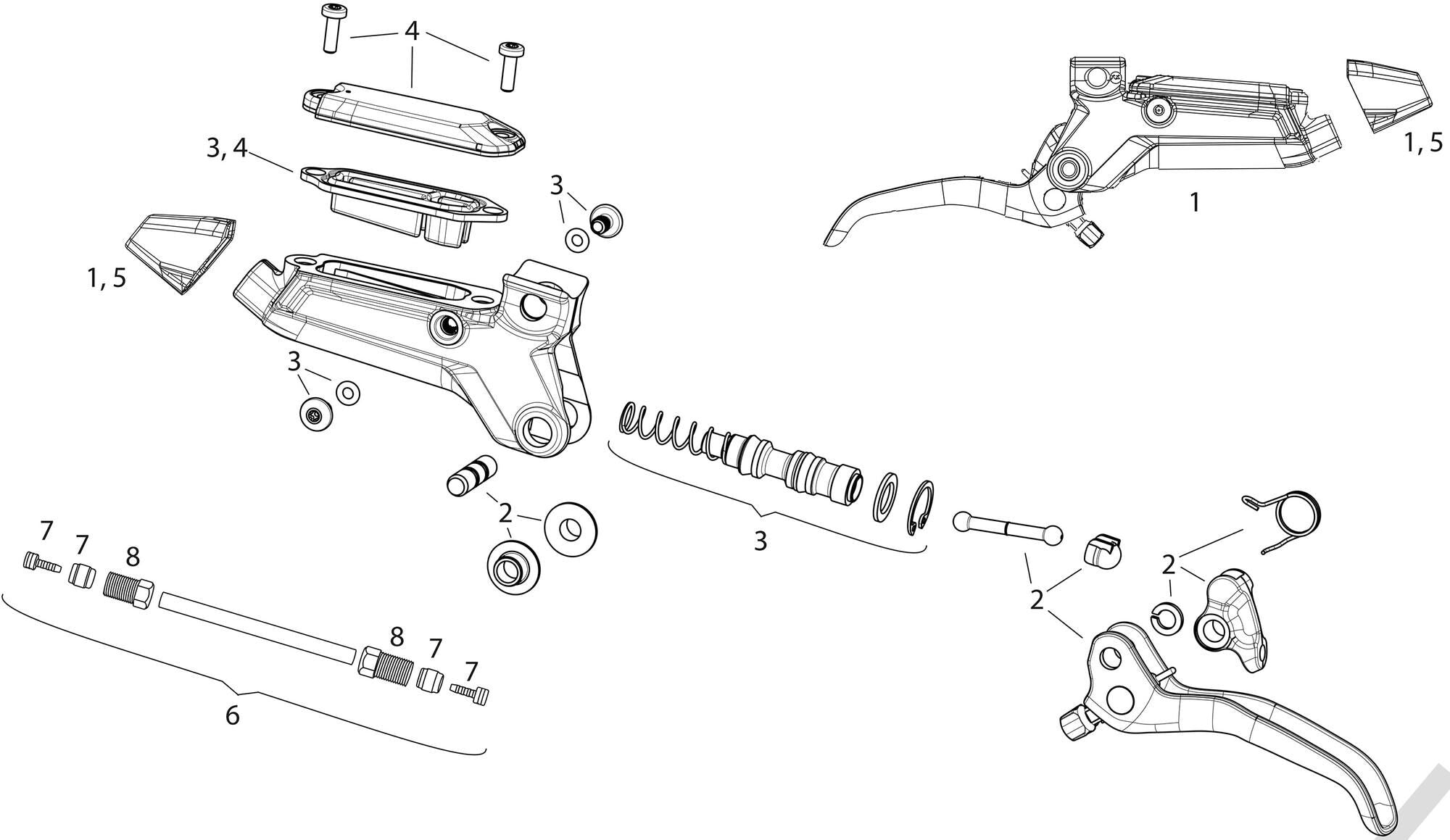 Sram schijfrem motive bronze front disc brakes motifs bronze black