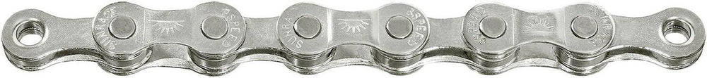 Sunrace Ketting CNM84 - 8-speed, 116L, zilver, stalen fietsketting