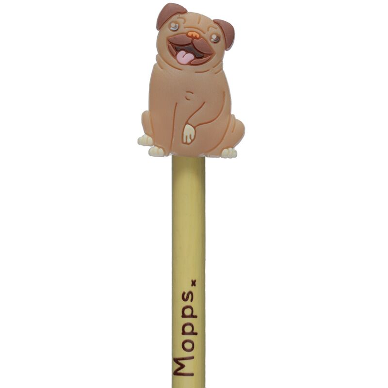 Mopshond - pvc-toppotlood