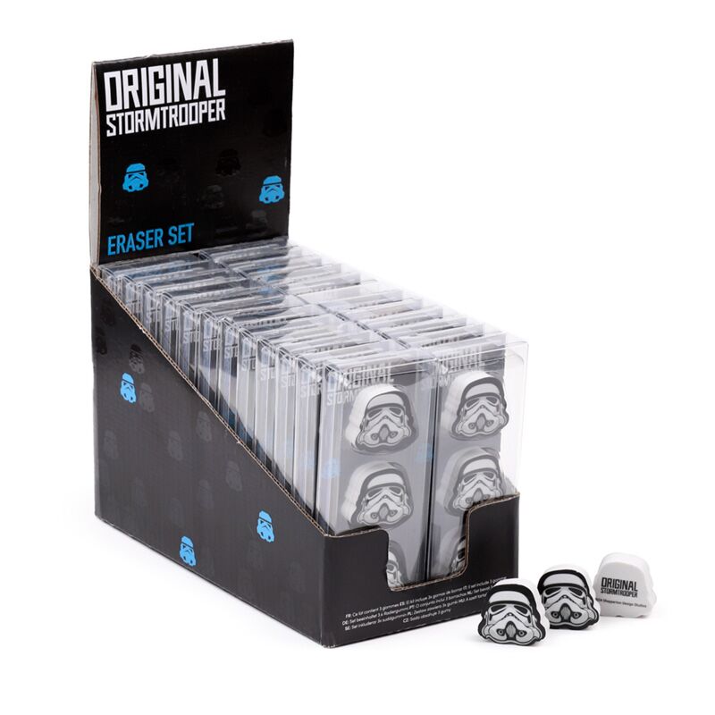 Set van 3 de originele stormtrooper gummen