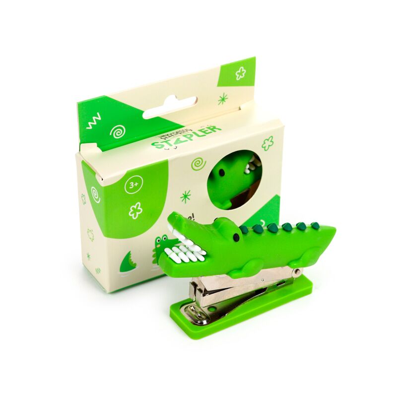 Ongelooflijke krokodil mini nietmachine