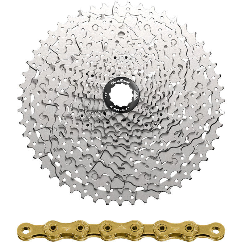 Spanninga sunrace combipack mz933 12v 10-51t micro met ketting cn12z