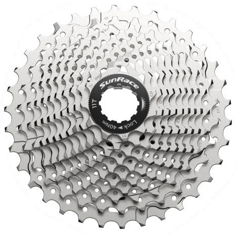 Spanninga sunrace cassette csrx1 11v 11-32t zilver