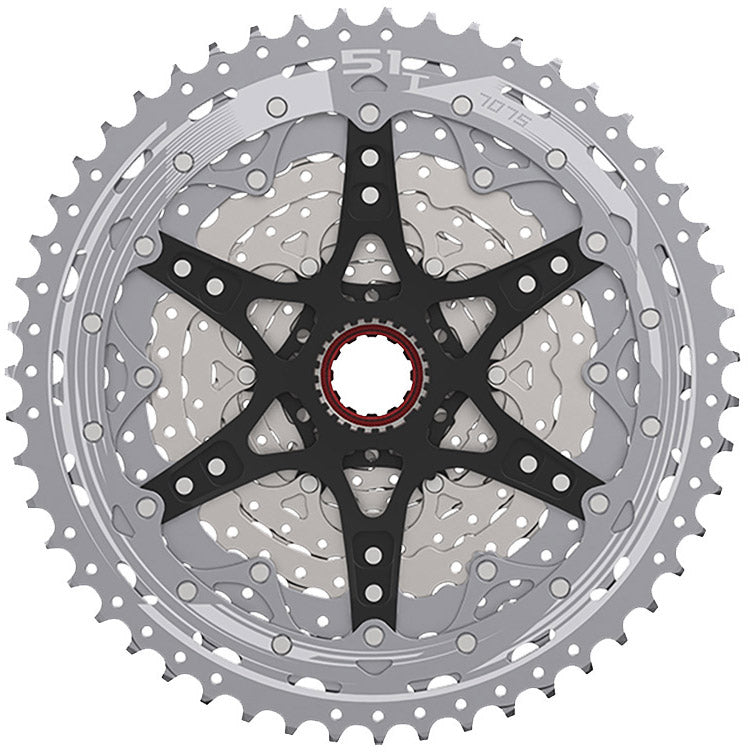 Sunrace cassette csmz933 12v 10-51t microspline zilv r