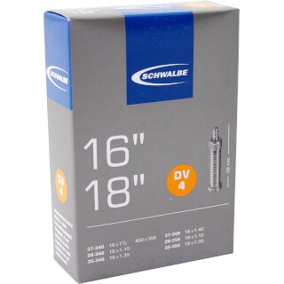 Schwalbe binnenband dv4 16 18 28 37-340 355 hv 32mm