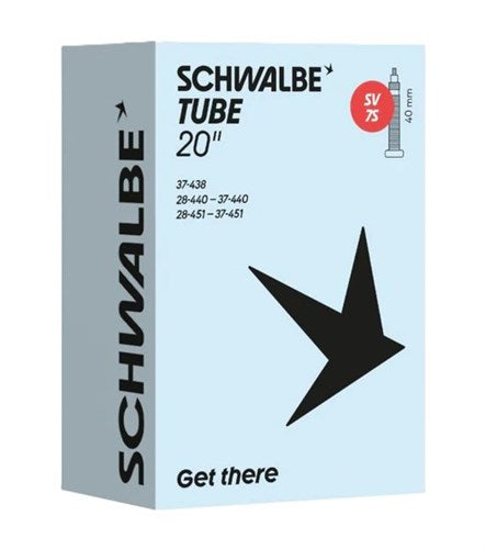 Schwalbe benelux b.v. schwalbe binnenband 20x1.3 8 sv7s 28 37-438 451