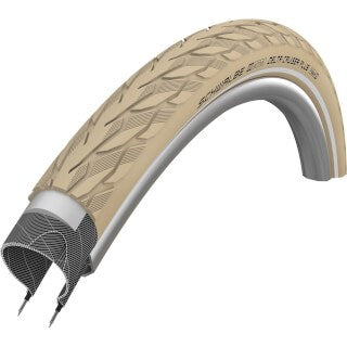 Schwalbe deltacruiser plus crème 28x1.40 37-622 reflectie