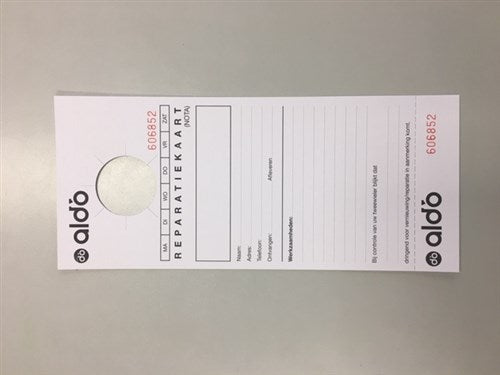 Avada reparatie kaarten aldo pak a 250