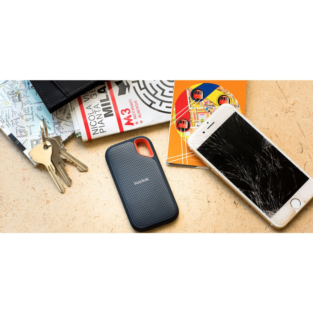 SanDisk SanDisk draagbare SSD V2, 500 GB
