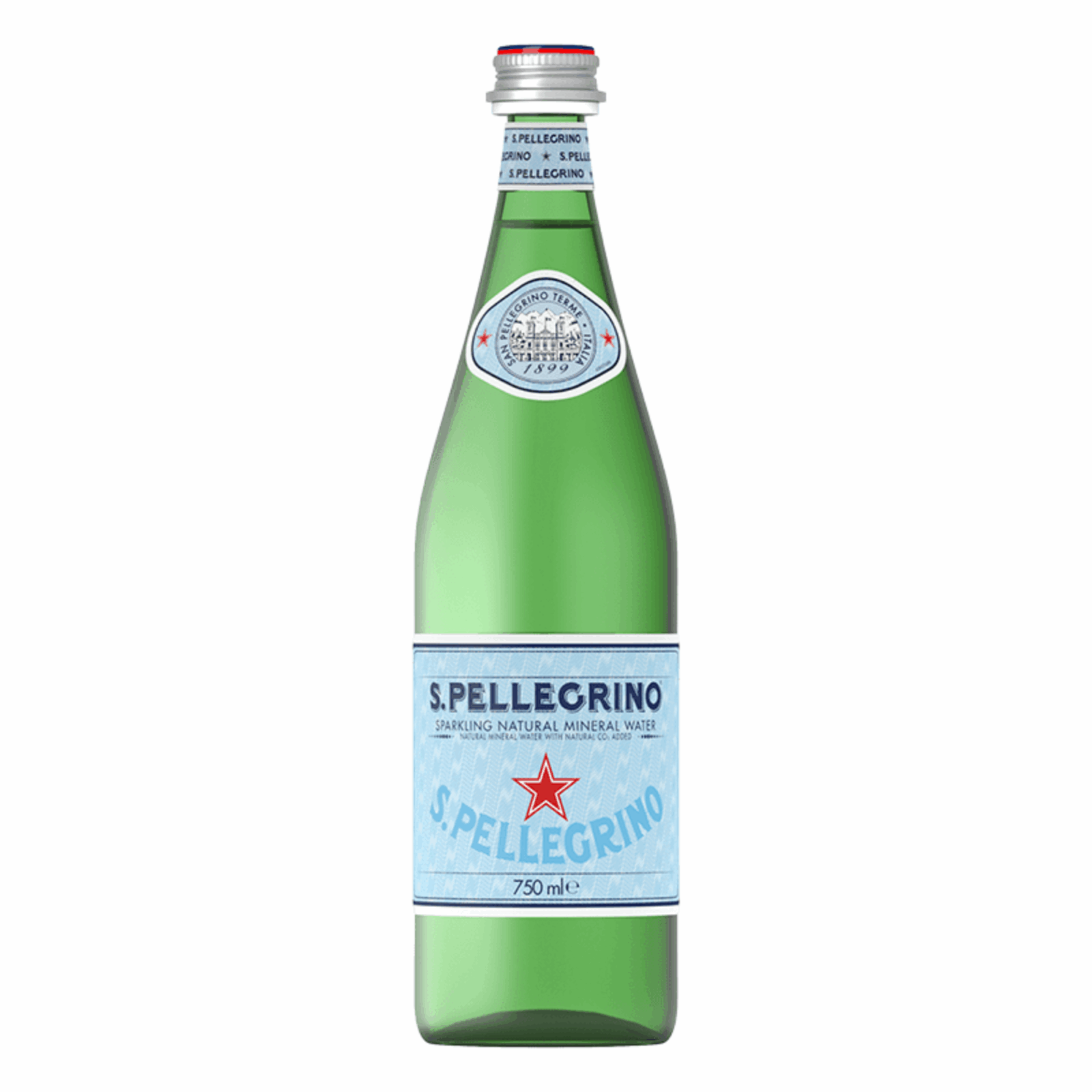 Sanpellegrino acqua minerale koolzuurhoudend (12x 75cl)