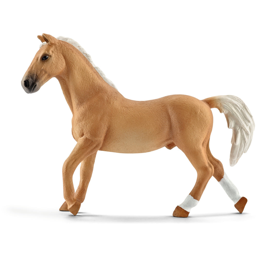 Schleich Farm World Barrel racing met cowgirl