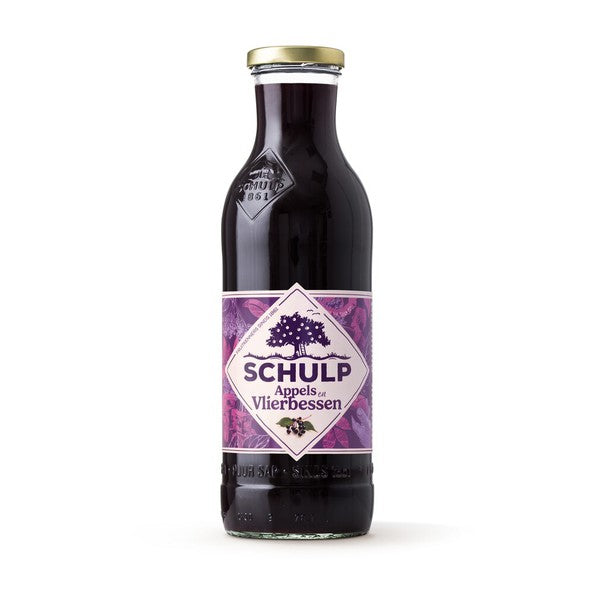 Schulp appel vlierbessensap fles (6x75cl)