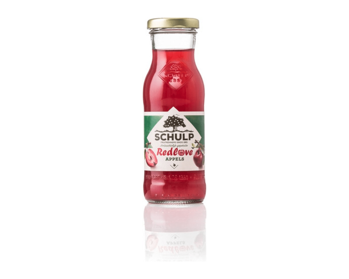 Schulp red love appelsap ambachtelijk flesje (15x 20cl)