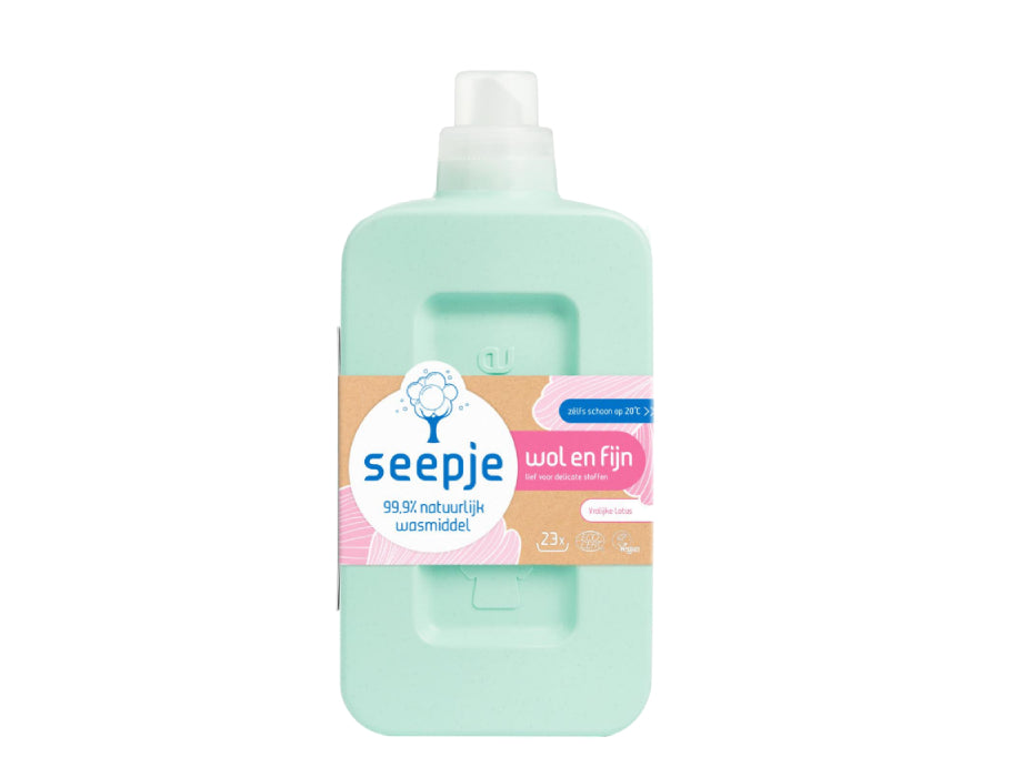 Seepje vloeibaar wasmiddel - wol en fijn - vrolijke lotus