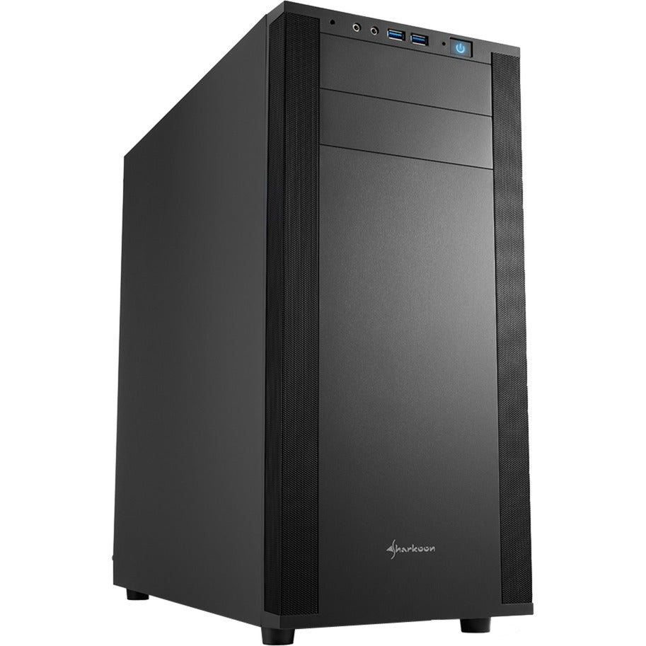 Sharkoon m25-v midi tower behuizing (zwart | 2x usb-a)