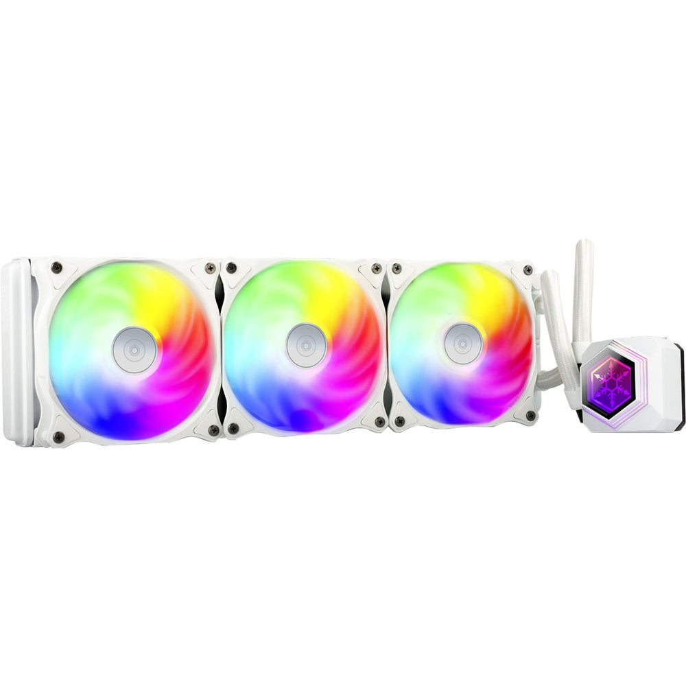 Silverstone sst-pf360w-argb-v2 waterkoeling (wit, incl. rgb controller)
