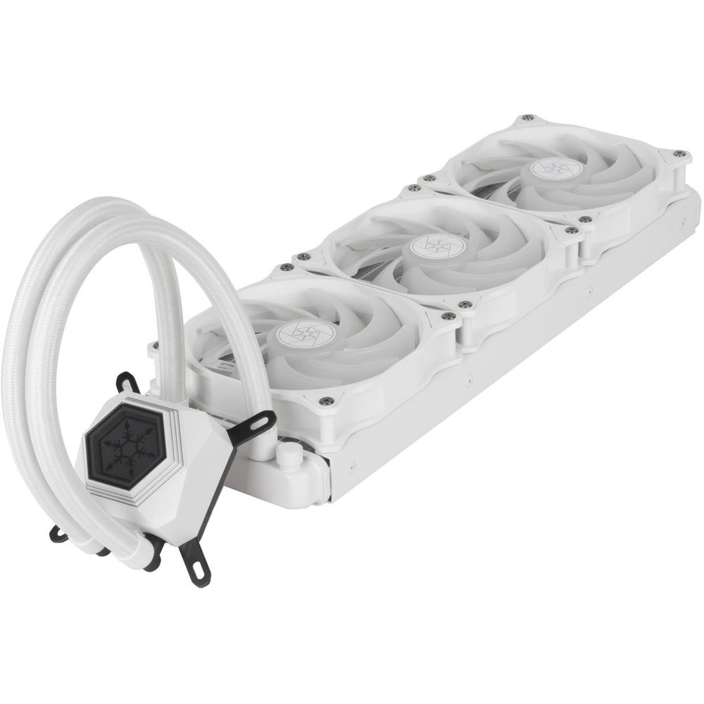 Silverstone sst-pf360w-argb-v2 waterkoeling (wit, incl. rgb controller)