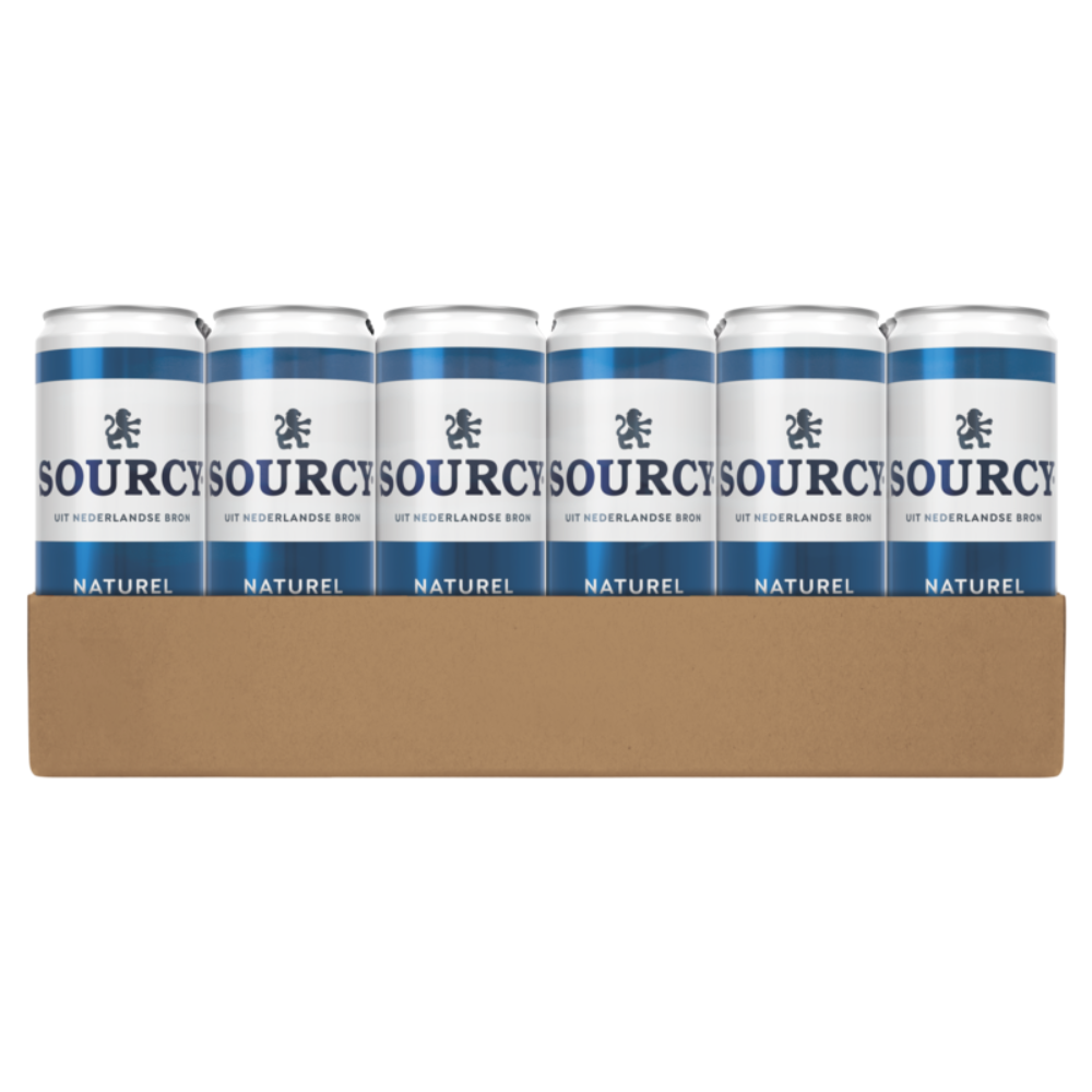 Sourcy blauw sleek blik (24x 33cl)